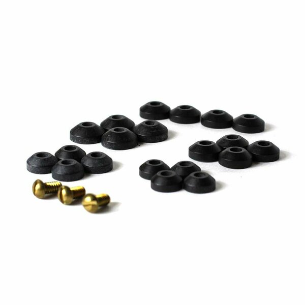 Thrifco Plumbing 24 Piece Beveled Faucet Washer & Screw Assortment 4400499
